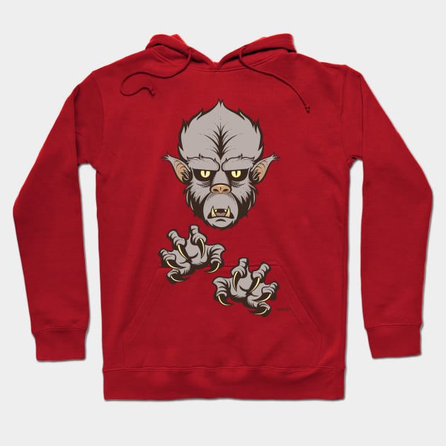 The Wolfman Hoodie by nocturnallygeekyme